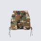 Merida Camo Zip Pocket Mini Skirt 3d product front