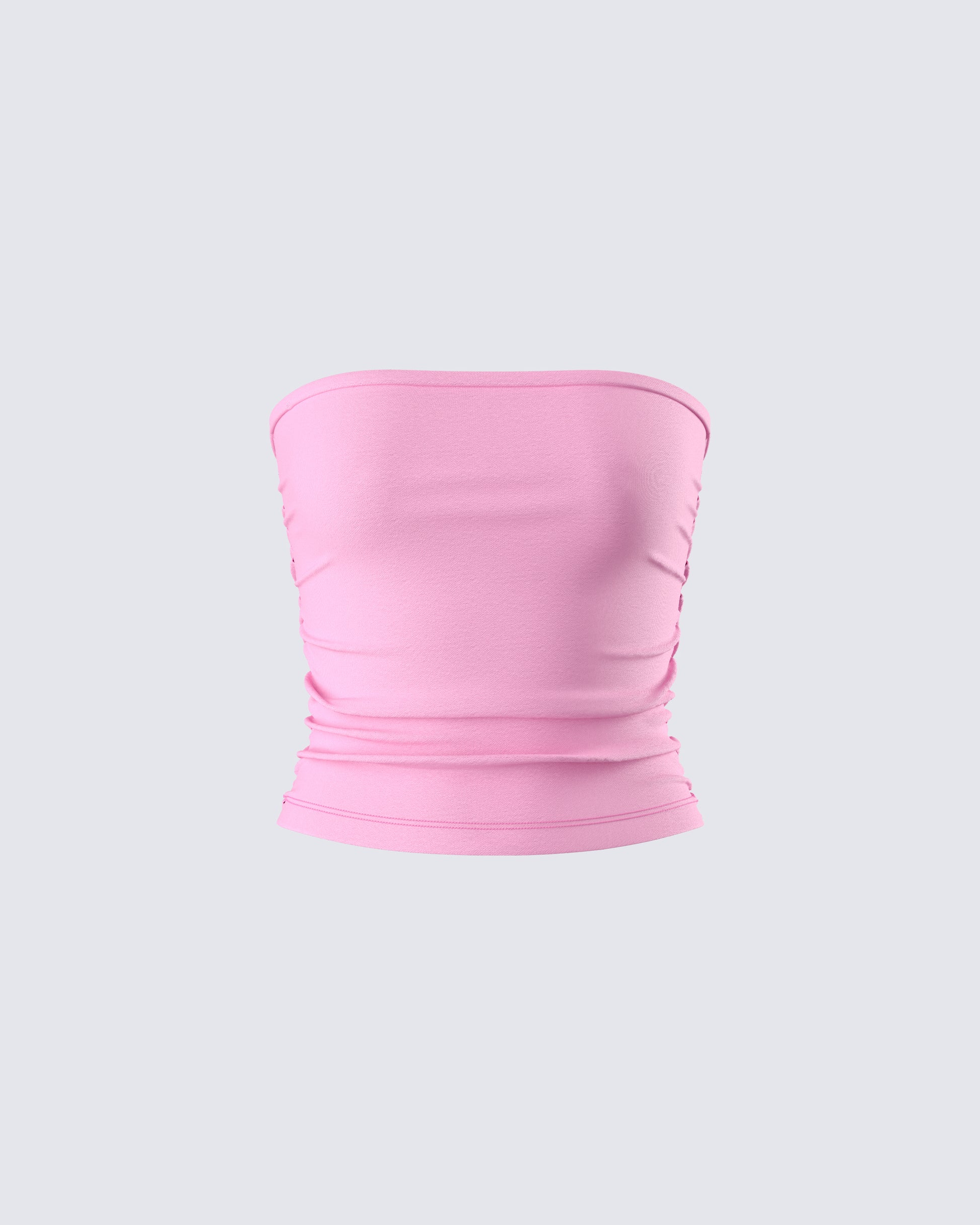 Zinnia Pink Jersey Tube Top product front