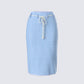 Heidi Blue Column Midi Denim Skirt product front