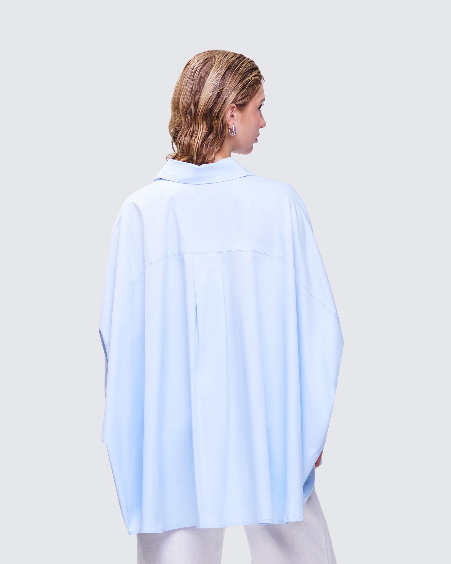 Hesper Blue Box Cut Shirt