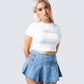 Paula White Jersey Graphic Top