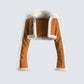 Juliana Tan Faux Shearling Jacket 3d product front