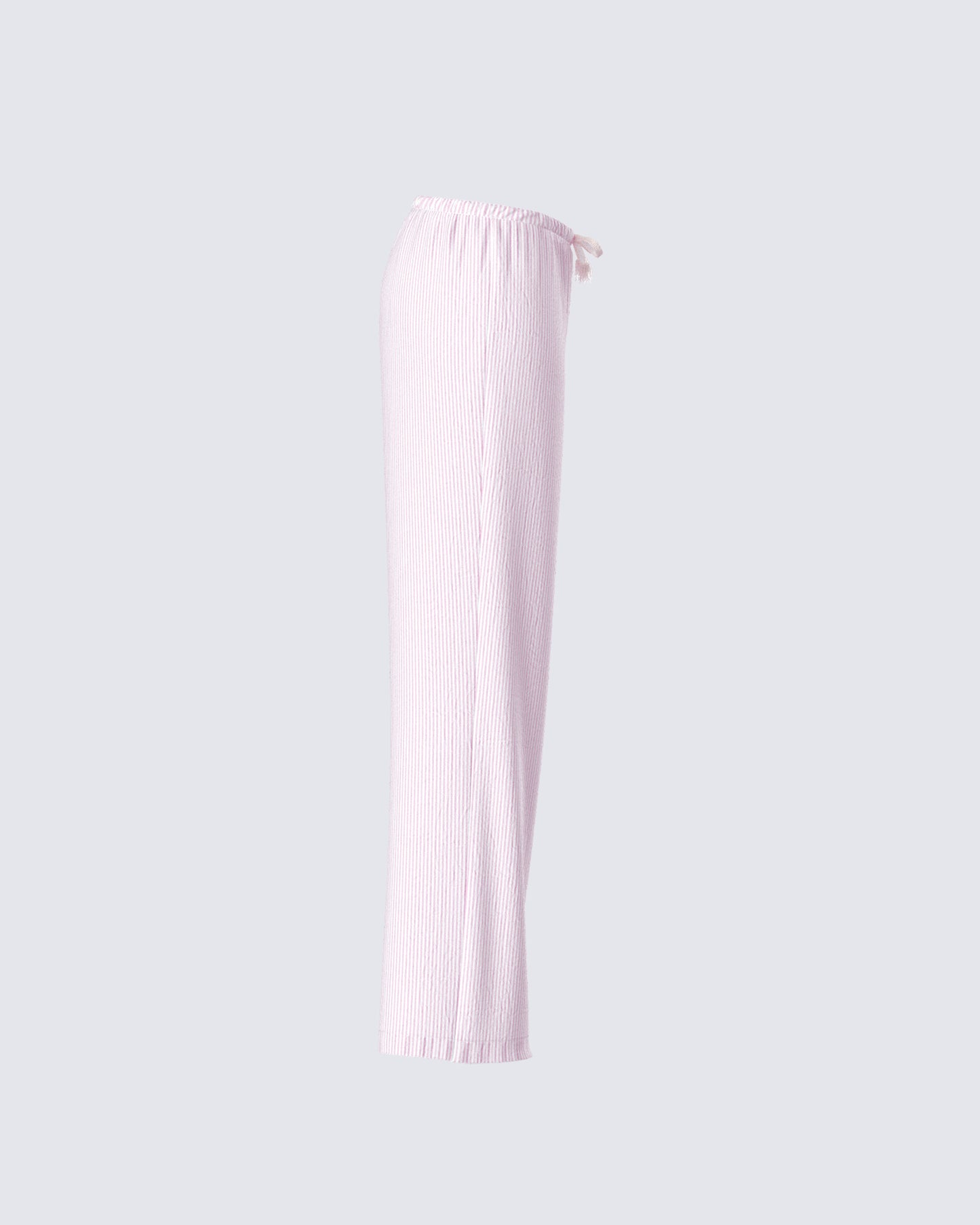 Akia Pink Stripe Drawstring Pant