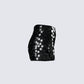 Philo Black Sequin Mini Skirt