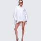 Hesper White Box Cut Shirt