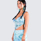 Bahia Mint Floral Print Top