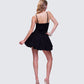 Hadley Black Bubble Mini Dress