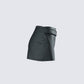 Sammy Black Belted Mini Skirt