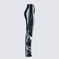Mari Black Vegan Leather Pant
