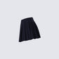 Supriya Black Pleated Mini Skirt