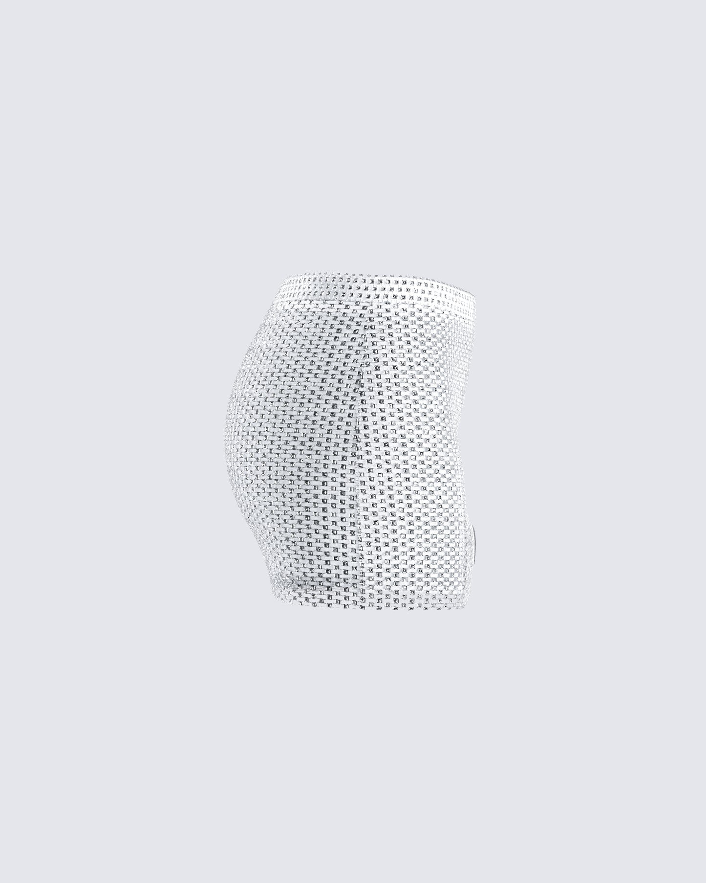 Emery Silver Net Mini Skirt