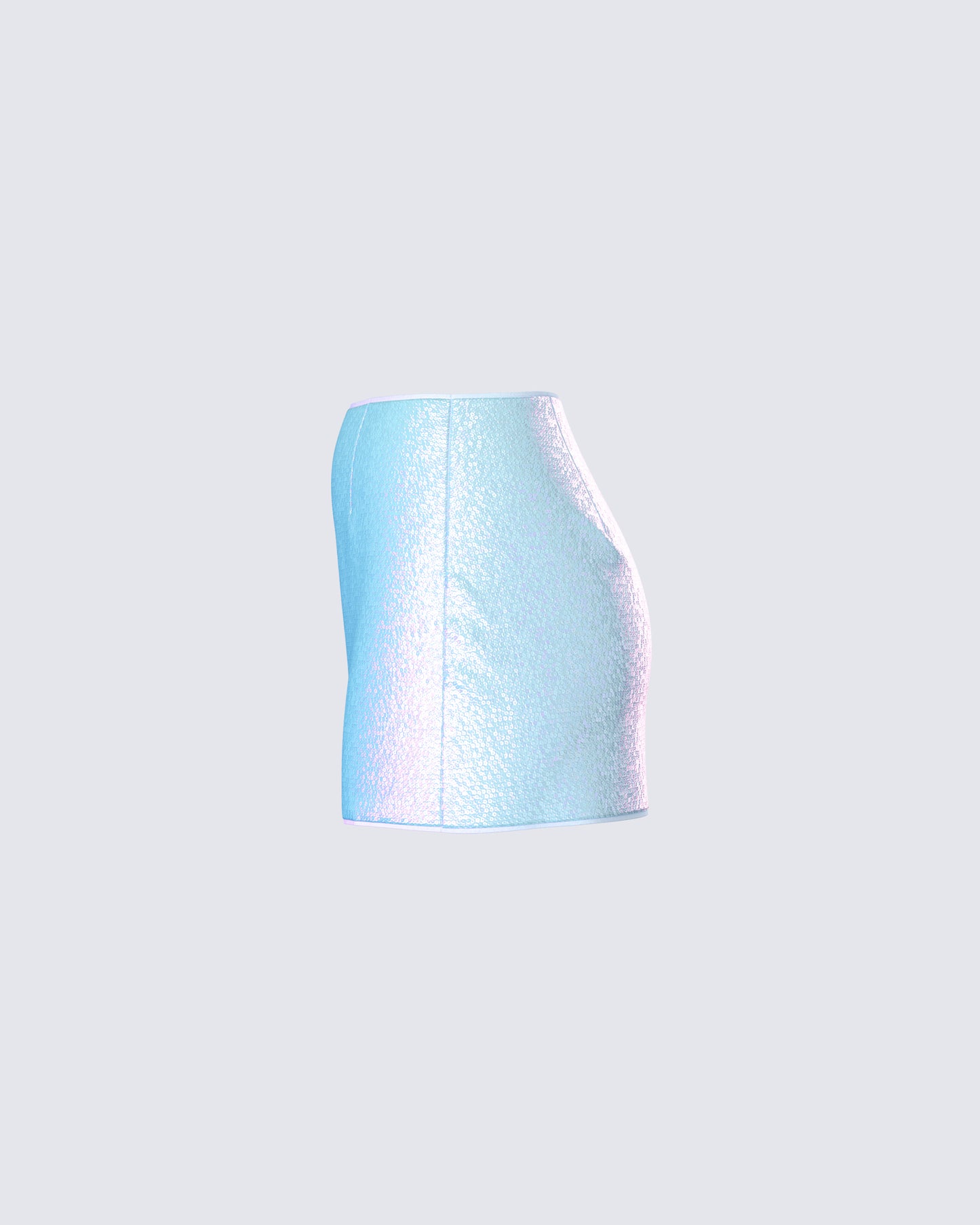 Courtney Blue Sequin Mini Skirt