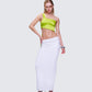 Marena Green Cropped Top
