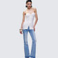 Kinsey Ivory Sweater Knit Tube Top