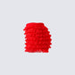Maylah Red Ruffle Short