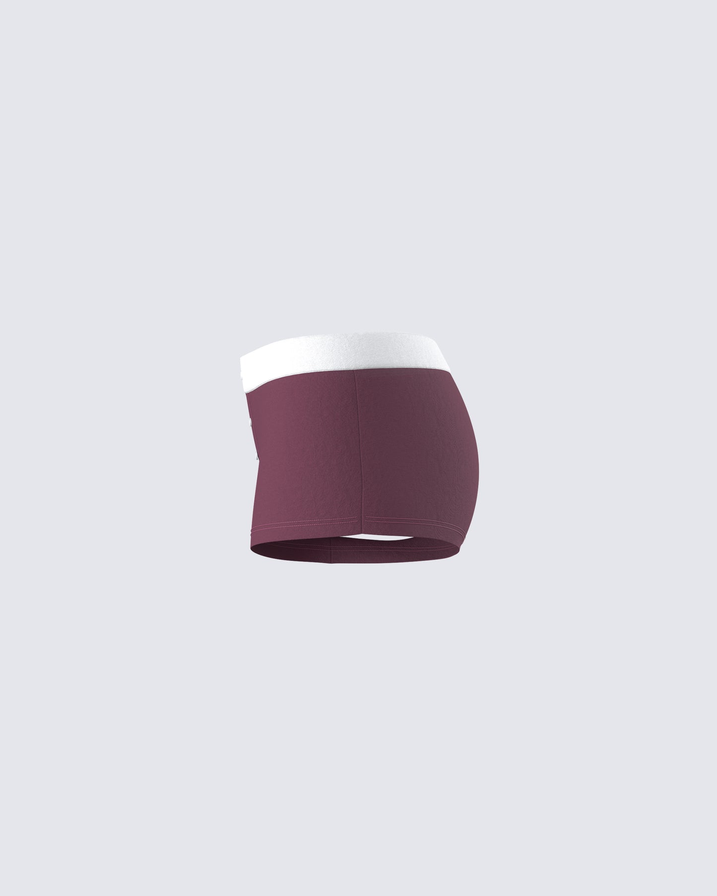 Darya Burgundy Jersey Boxer Short