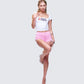 Zoya White Slogan Scoop Neck Tee