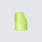 Courtney Yellow Sequin Mini Skirt