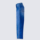 Amets Blue Denim Barrel Leg Jean