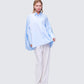 Hesper Blue Box Cut Shirt