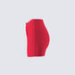 Venetia Red Heart Mini Skirt