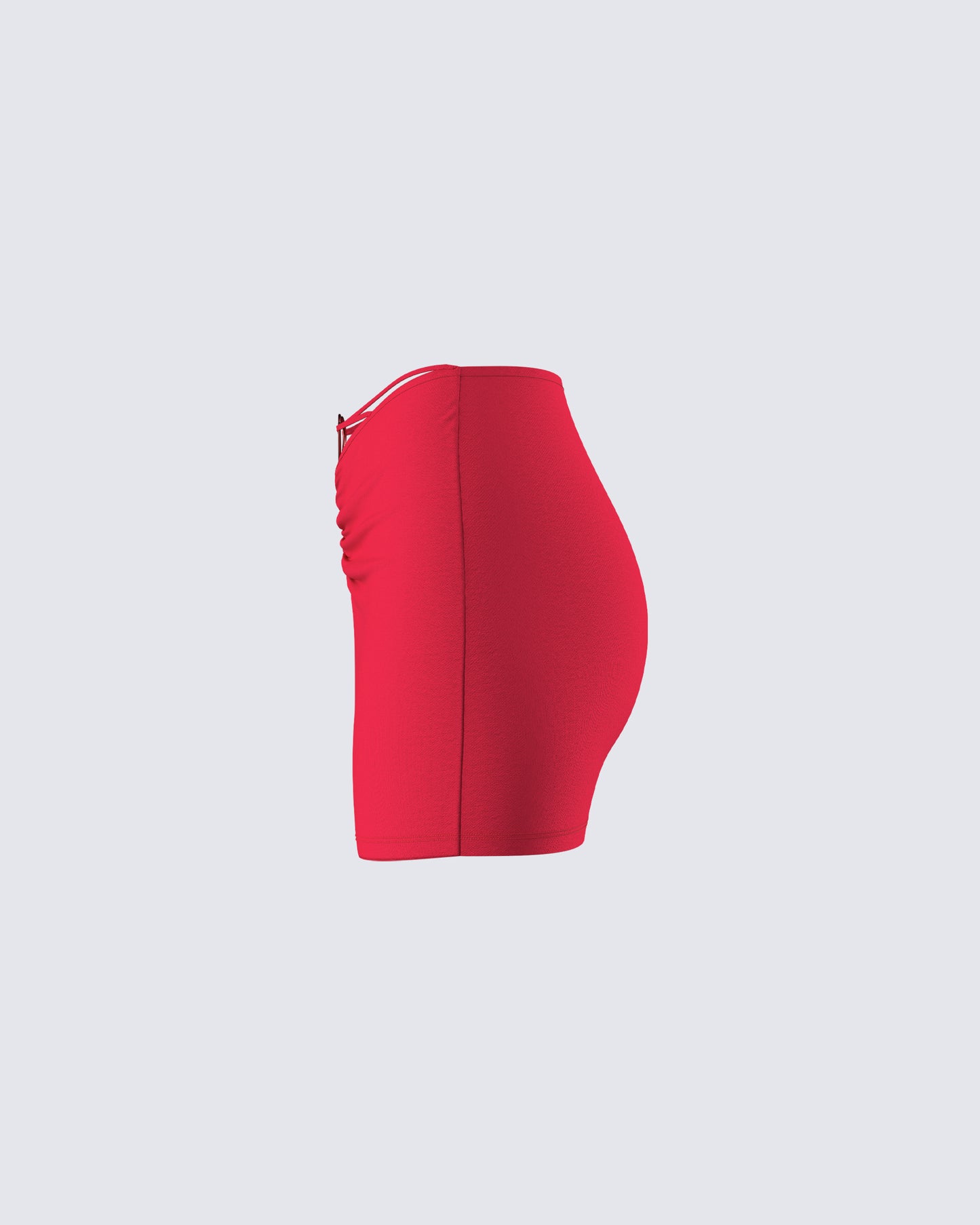 Venetia Red Heart Mini Skirt