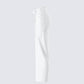 Carly White Beaded Drape Skirt