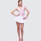 Hyacinth Pink Floral Bow Detail Top