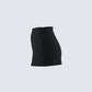 Gloria Black Crepe Mini Skort