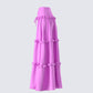 Fabiana Lilac Tiered Maxi Skirt