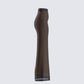 Aela Black Mesh Maxi Skirt