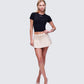 Swara Black Slogan Baby Tee