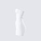 Maxine White Jersey Tube Dress