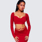 Venetia Red Sweetheart Top