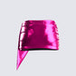 Sanya Pink Metallic Mini Skirt