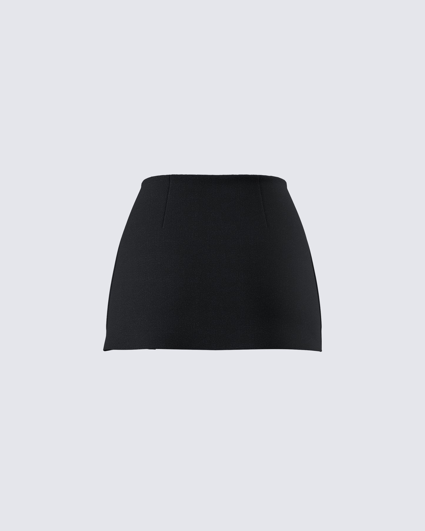 Gloria Black Crepe Mini Skort