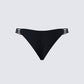 Halsey Black Cheeky Bikini Bottom