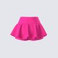 Pippa Pink Ruffle Tiered Skort
