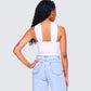 Alondra White Tube Halter Top