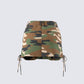 Merida Camo Zip Pocket Mini Skirt