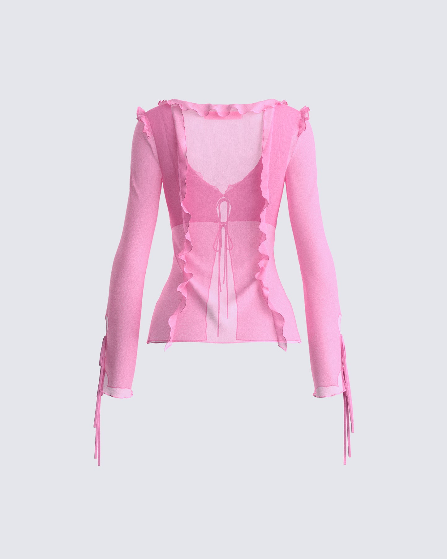 Vianka Pink Long Sleeve Top