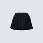 Supriya Black Pleated Mini Skirt
