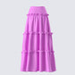 Fabiana Lilac Tiered Maxi Skirt