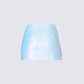 Courtney Blue Sequin Mini Skirt