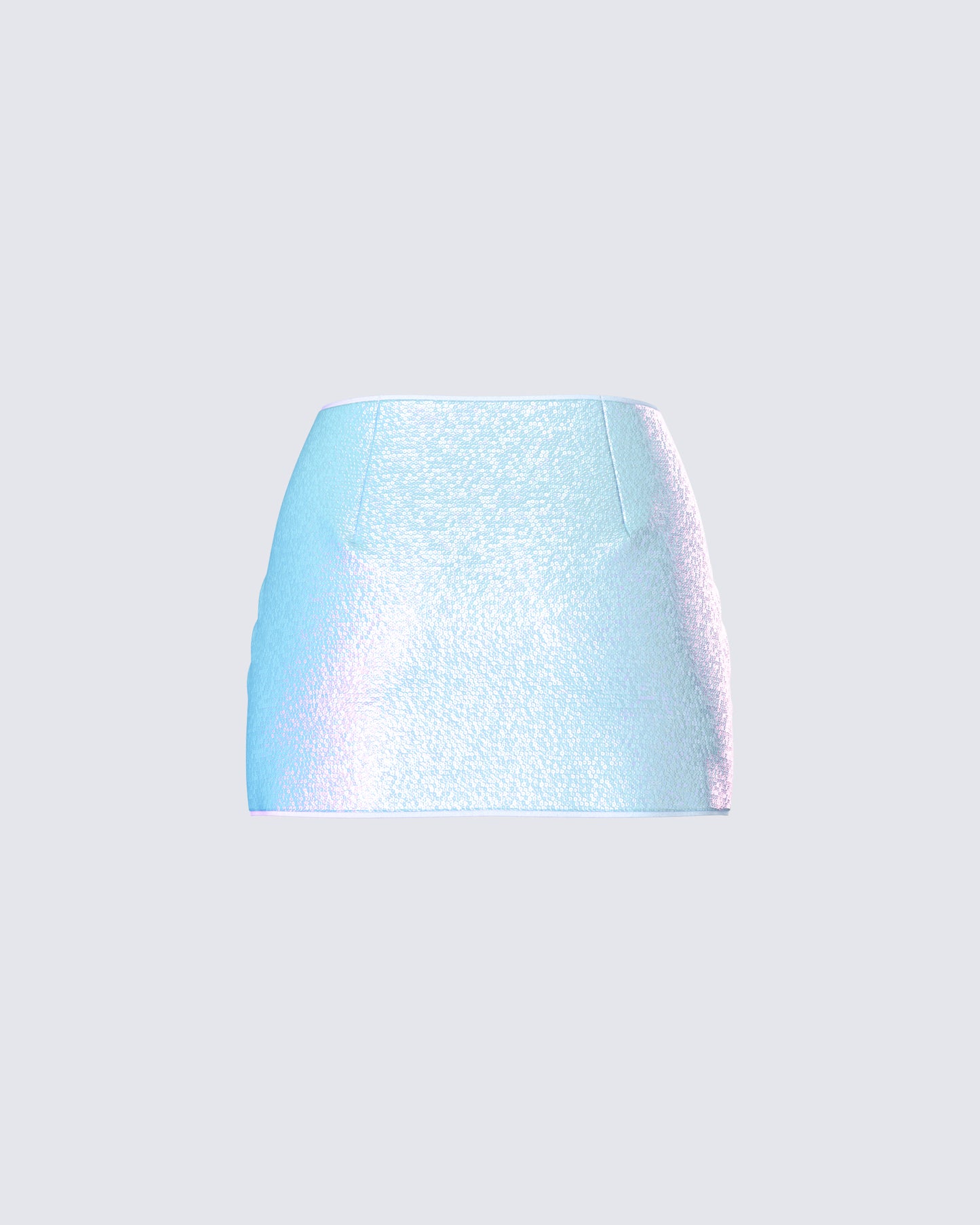 Courtney Blue Sequin Mini Skirt