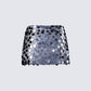 Philo Silver Sequin Mini Skirt