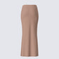 Abra Taupe Maxi Skirt