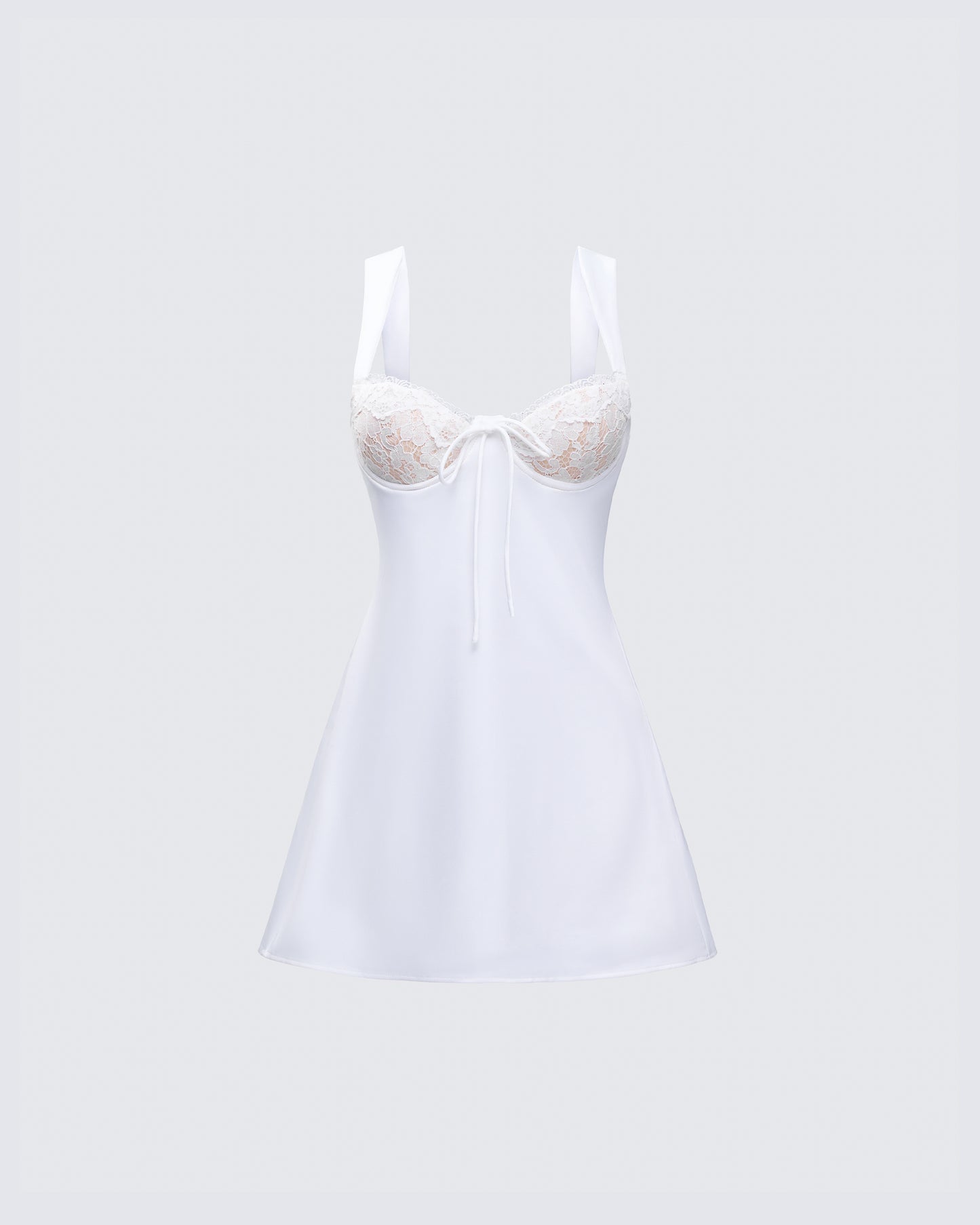 Mabel White Mini Dress product front
