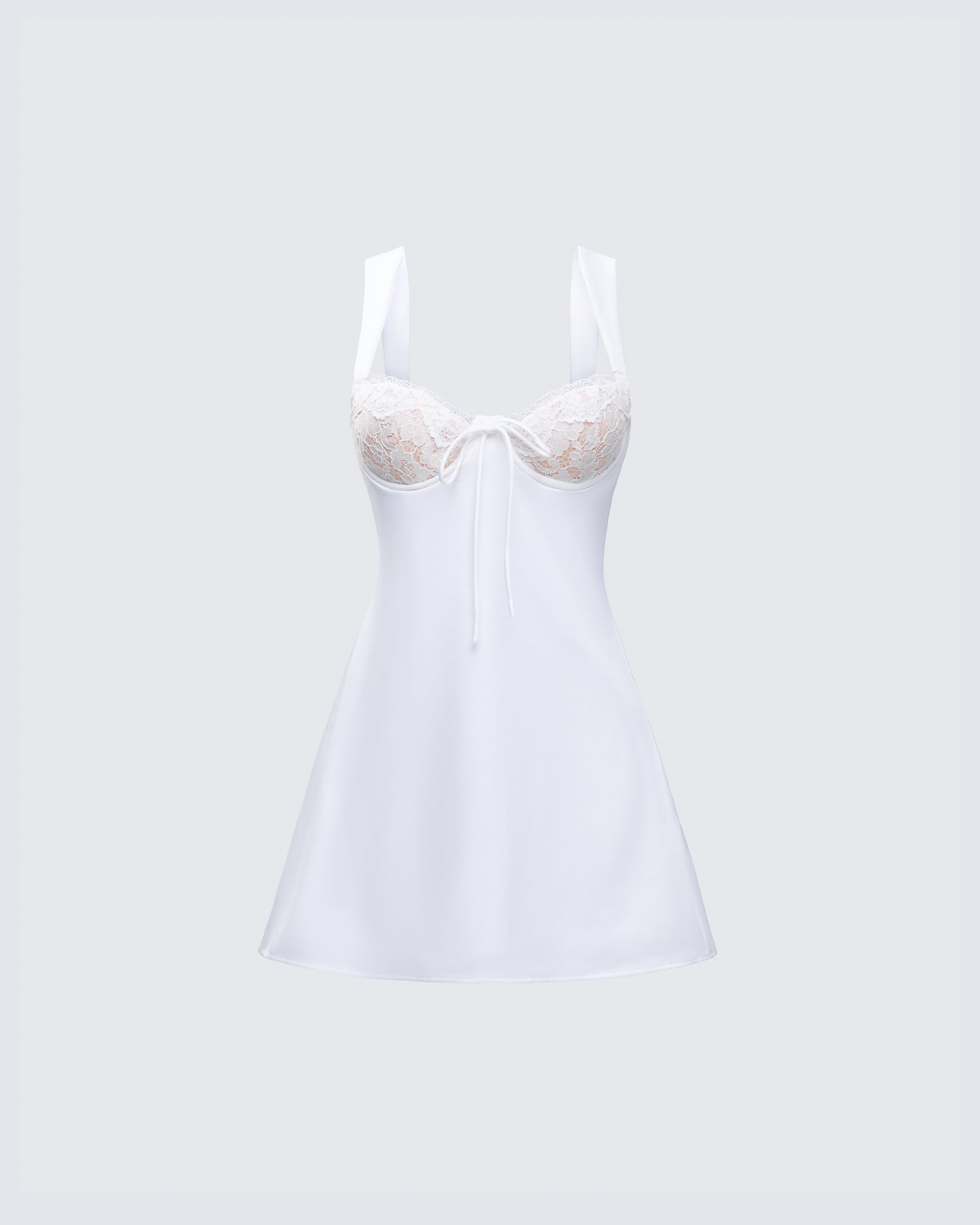 Mabel White Mini Dress product front