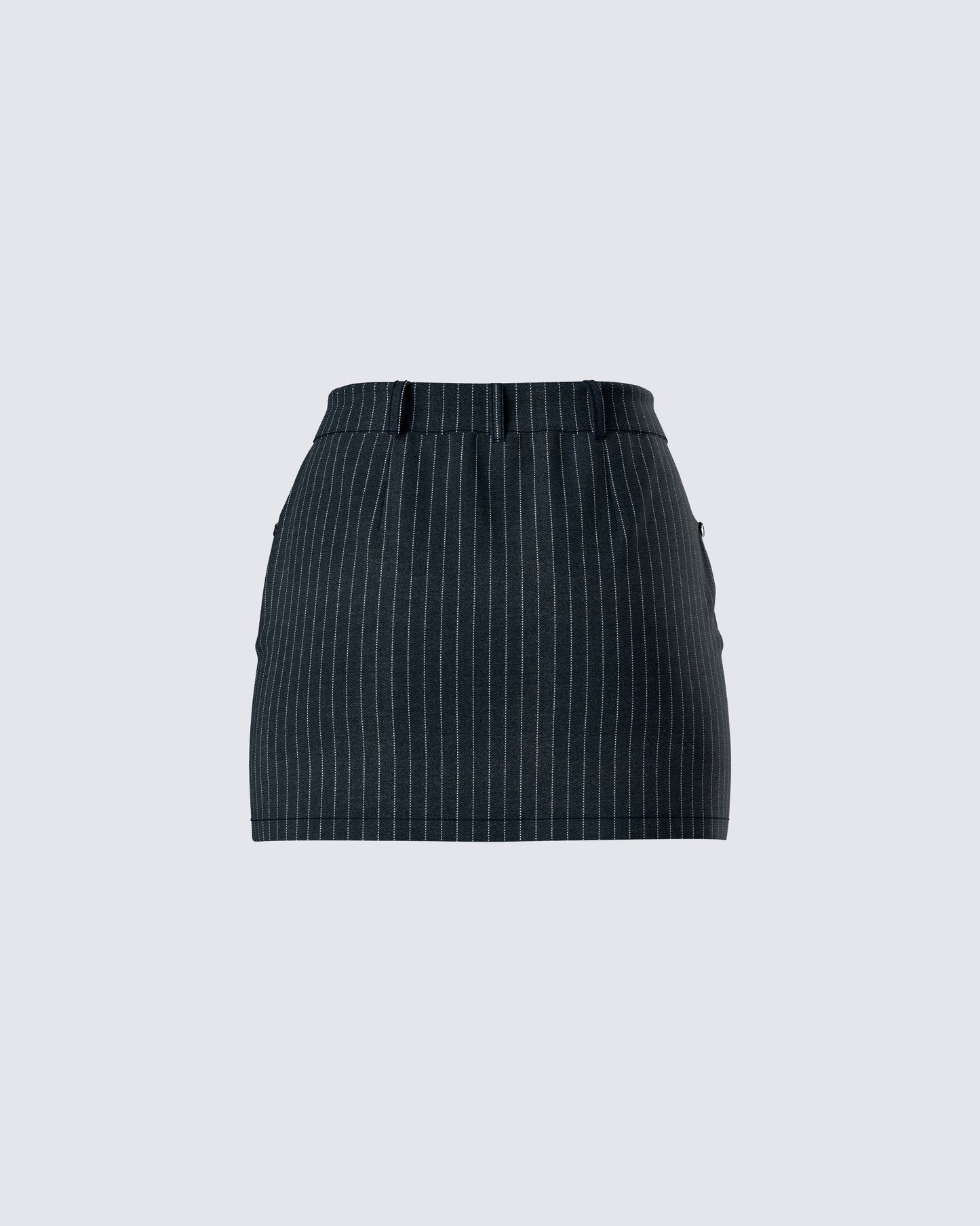 Jennifer Black Stripe Mini Skirt
